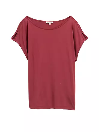 TOM TAILOR | Camiseta | dunkelrot